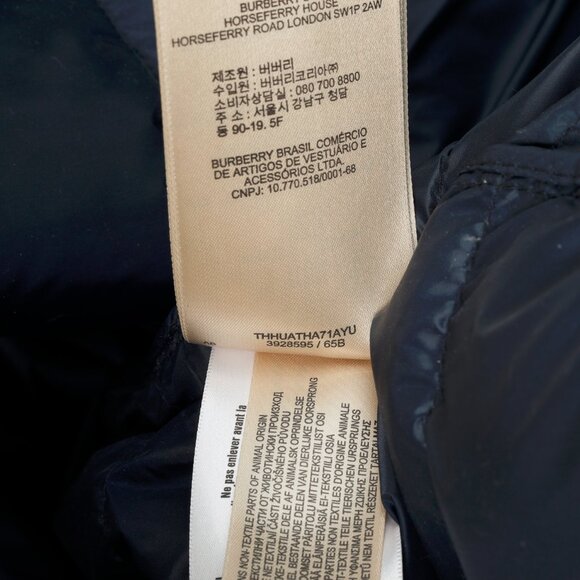 Burberry Brit Mitchson Navy Blue Down-Filled Puffer Jacket - Picture 15 of 16